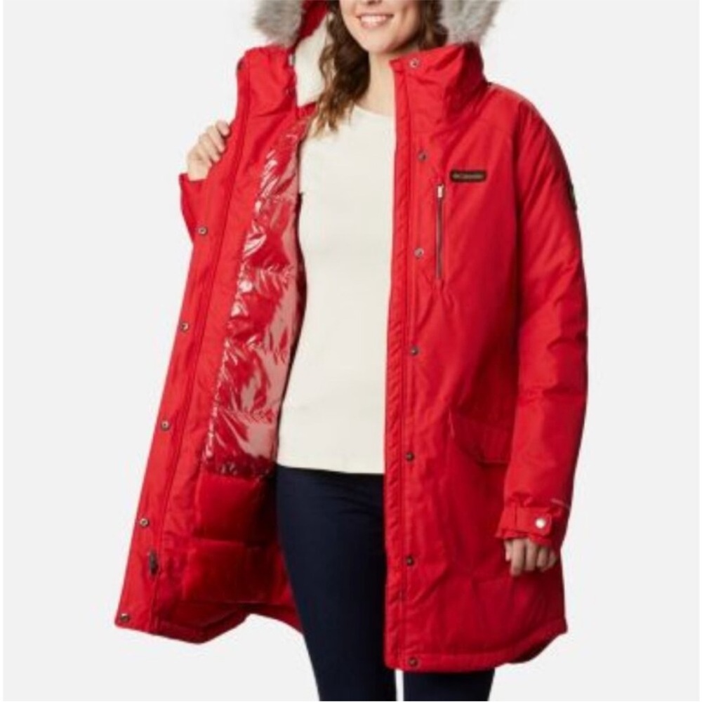 Columbia Omni heat long jacket